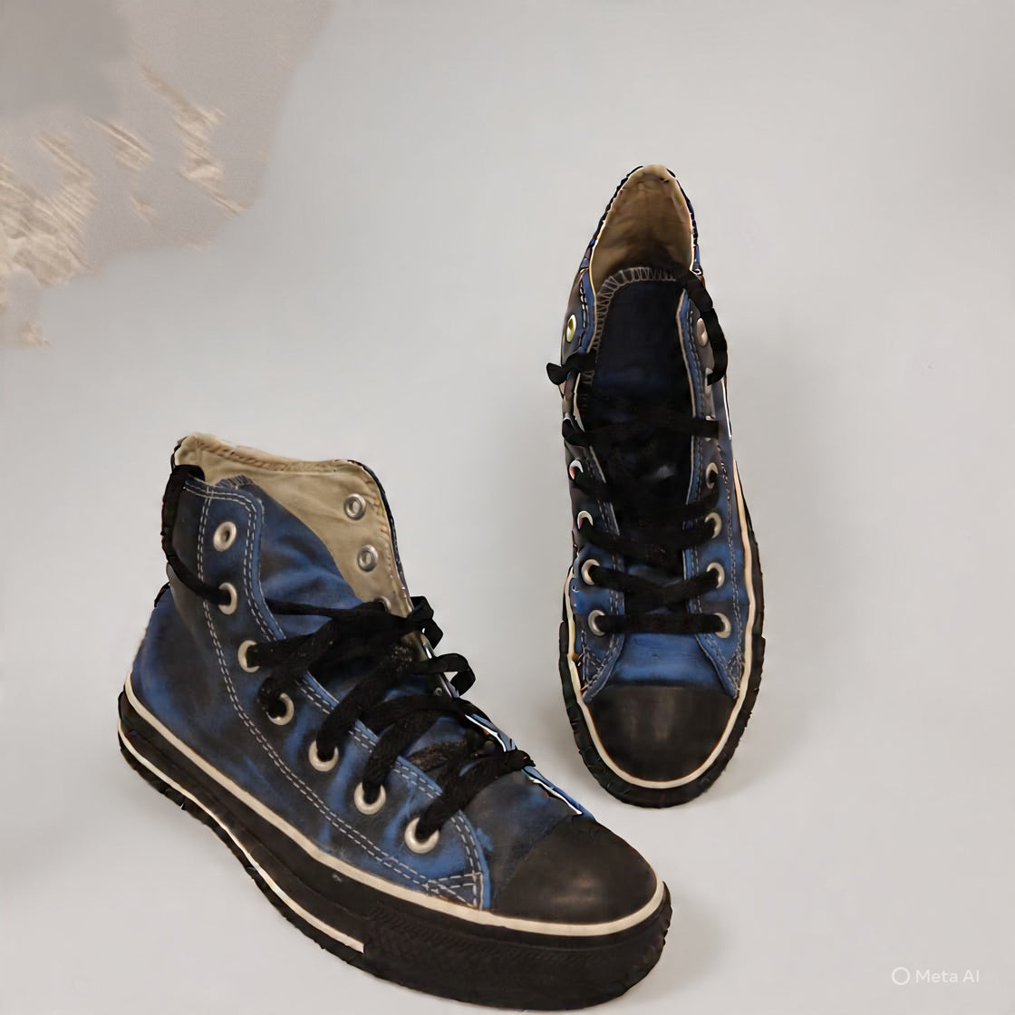 Blue High-Top Converse Chuck Taylor All Star Sneakers
